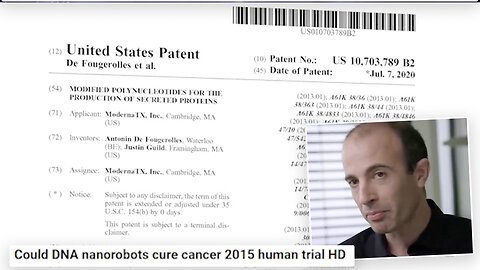 Patent US10703789B2 | Nanobots That Release Toxins And Harvest Energy From the Human Body + Look Up Patent US10703789B2 + How Does 5G Connect with Nanobots Found In the COVID Shots? Who Is Yuval Noah Harari?