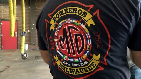 Firefighter designs Milwaukee Fire Dept. t-shirt honoring Hispanic culture