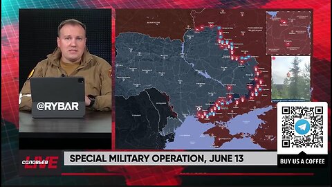 ►🇷🇺🇺🇦🚨❗️⚡️ Rybar Review of the Special Military Operation on June 13 2024