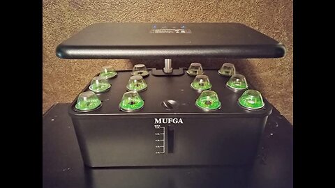 Herb Garden Hydroponics Growing System - MUFGA 12 Pods Indoor Gardening System with LED Grow Li...