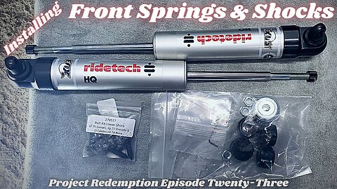 Installing The Front Springs & Shocks