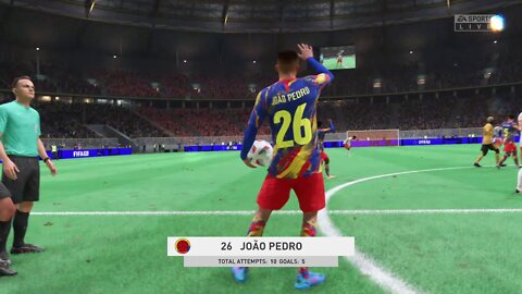 Joao Pedro scoring 5✋ goals !! for the first time in his career