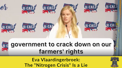 Eva Vlaardingerbroek: The "Nitrogen Crisis" Is a Lie