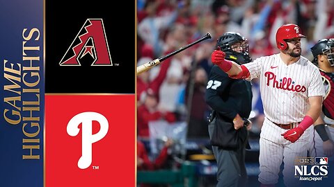 D-backs vs. Phillies NLCS Game 2 Highlights (10_17_23) _ Baseball Highlights