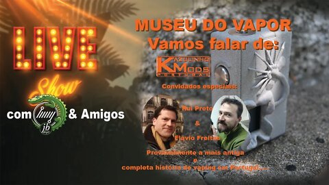 [PT]#81 Vamos falar de: KMODS (Kazulinho) no Museu do Vapor nas conversas de Esplanada