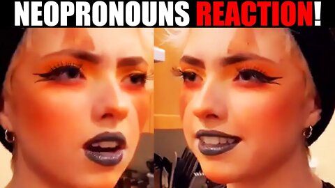 Cringy TikToker Explains NEOPRONOUNS! Crazy TIKTOK Video That You Need to WATCH! #Shorts