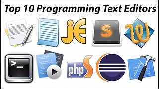 Top 10 PROGRAMMING Software Text Editors For WRITING Code