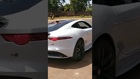 Jaguar f type v6 leaving the work shop 🔊🔊 #jaguar #ftypev6 #limpopo #southafrica #carlifestyle #car