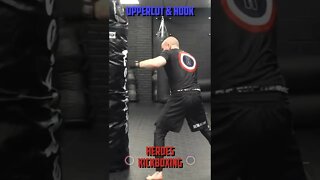 Heroes Training Center | Kickboxing & MMA "How To Double Up" Uppercut & Hook - Front | #Shorts