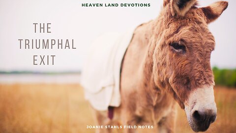 Heaven Land Devotions - The Triumphal Exit
