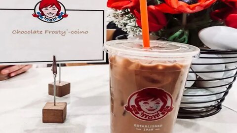 Wendy's Vanilla Frosty®-ccino Iced coffee Review