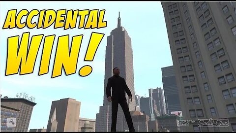 Accidental Win - Lucky GTA Stunt!