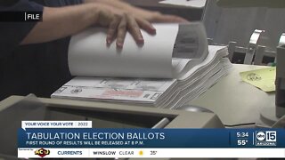 First round of election results to be released at 8 p.m.