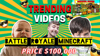 Trending Videos - 100 Youtuber Minecraft Battle Royale!