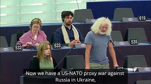 Mick Wallace to the European parliament: "NATO is not a defense alliance, it's a war machine