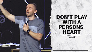 Don't Use Another Person's Heart For Fun FULL SPEECH!!!