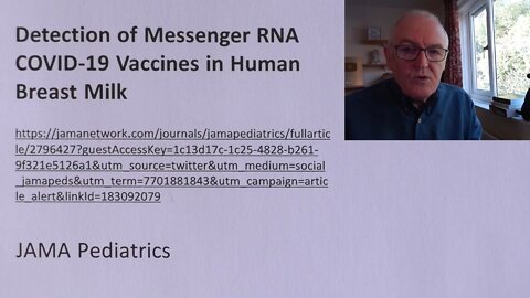 Vaccine mRNA Found in Human Breastmilk