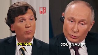 Tucker Asks Putin About Jailed Wall Street Journalist
