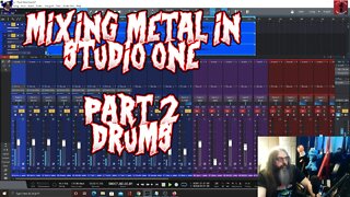 Mixing Metal in Personus Studio One with Stock Plugins Part 2 Drums @SpectreSoundStudios