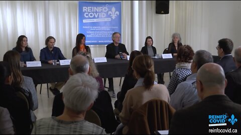 Conférence de presse sur les dommage collatéraux des mesures sanitaires et politiques