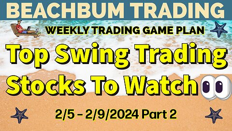 Top Swing Trading Stocks to Watch 👀 | 2/5 – 2/9/24 | LAND SIJ APLY FAZ FNGD LABD SOXS TECS & More