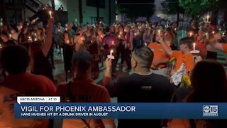 Candlelight vigil for beloved downtown Phoenix ambassador Hans Hughes