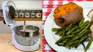 EASY THANKSGIVING SIDE DISHES IN THE SANHOYA AIR FRYER CONVECTION OVEN!!