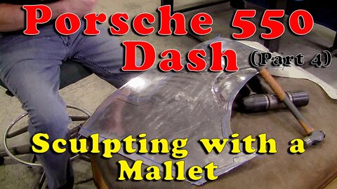 Porsche 550 Dash Sculpting with a Mallet