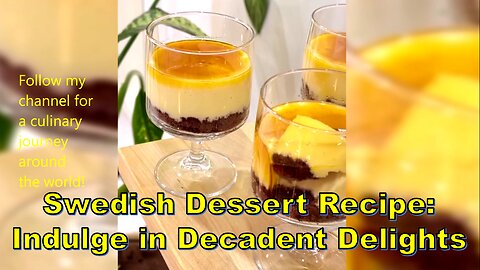 Swedish Dessert Recipe: Indulge in Decadent Delights #swedishdessert #traditionalsweet #nordicbaking