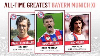 All-Time Greatest Bayern Munich XI | Muller, Beckenbauer, Robben!
