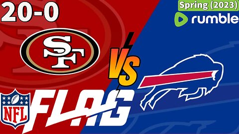 NFL Flag Football - 49ers vs Bills - 1st / 2nd Grade - Spring (2023)