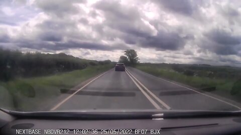 Driving from Filey seaside town near Scarborough into Bridlington North Yorkshire England 2022