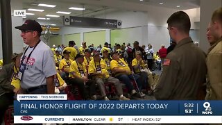 Final Honor Flight of 2022 departs today