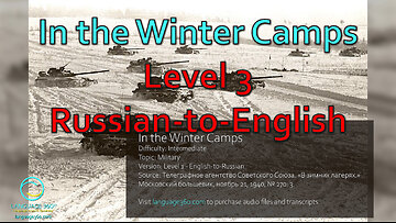 In the Winter Camps: Level 3 - Russian-to-English