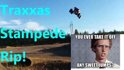 Traxxas Stampede Paddle tire run