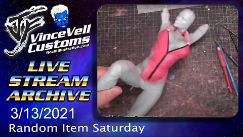 VinceVellCUSTOMS Live Stream - Random Item Saturday & Campbell Ms Marvel