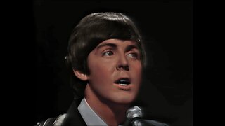 The Beatles - Yesterday (The Ed Sullivan Show, 1965, Colorized)