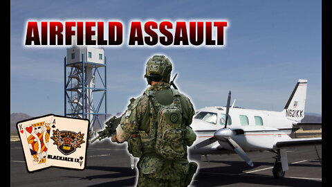 Airsoft LMG Gameplay, Airfield Assault