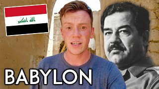 ANCIENT BABYLON & How Saddam Claimed It for Himself | Iraq Travel Vlog رجل أمريكي في بابل