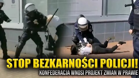 STOP bezkarności policji! Konfederacja wnosi projekt zmian \\ Polska.LIVE