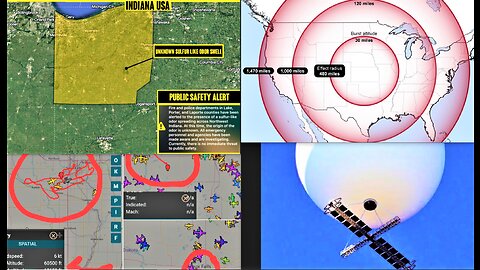 NEW CHINESE SPY BALLOONS OVER USA-EMP COMING? WAGNER HAS NU^KES?*INDIANA SULFER SMELL*ALIEN METEORS?