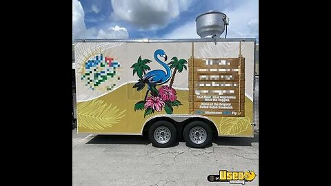 2022 - 8' x 14' Kitchen Food Concession Trailer with Commercial Equipment for Sale in Florida