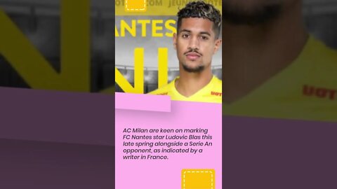 Milan and Roma large admirers of Nantes playmaker with 12 goals this season #shorts