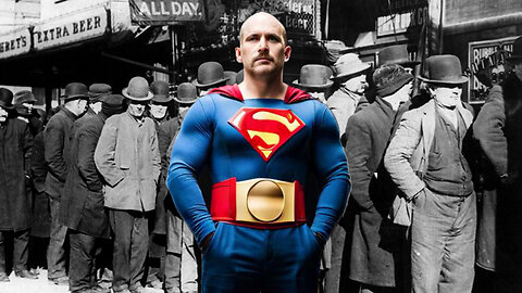 Did you know that the 1st Superman was a homeless man on a bread line?