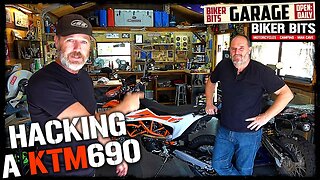 HACKING a KTM 690 - Biker Bits Garage