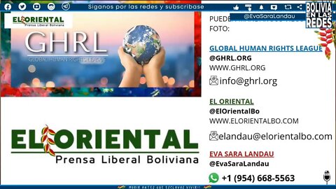 #BELR BOLIVIA EN LAS REDES/ EL ORIENTAL LUNES 15 DE NOVIEMBRE