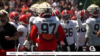 Browns rookie DT Perrion Winfrey held out of practice, facing discipline