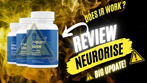 NEURORISE【⛔️⚠️WARNING!!⛔️⚠️】 - NeuroRise Review - Neurorise Reviews - Brain and Hearing Supplement
