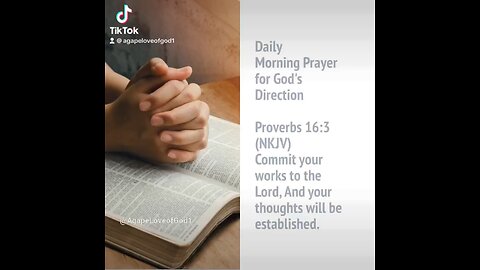 Daily Morning Prayer for God’s Direction #Shorts