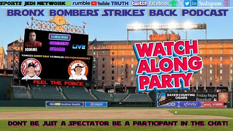 ⚾NEW YORK YANKEES @BALTIMORE ORIOLES Live Reaction | WATCH ALONG | #NYY VS STLL|FEEL THE FORCE